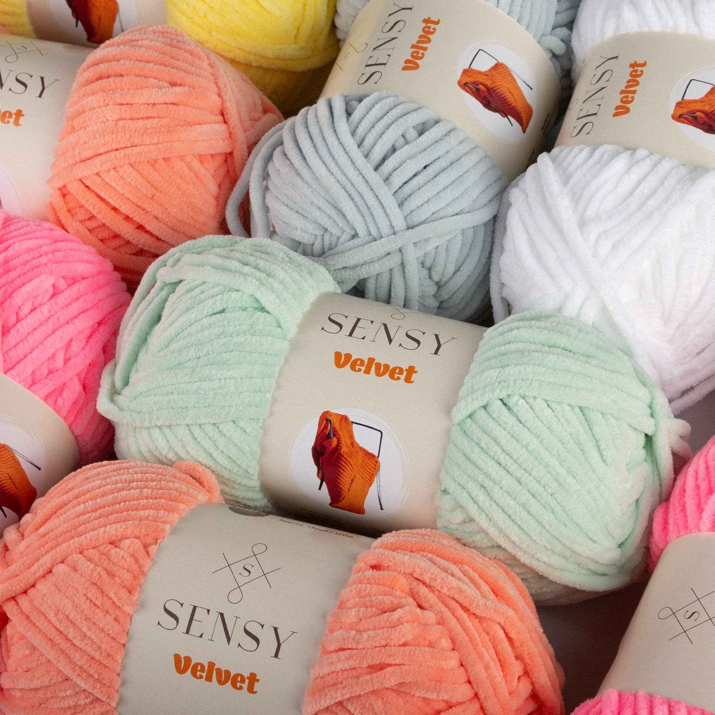 Sensy Velvet Pehmolanka 100g - Sametinpehmeä Neulontavillalanka