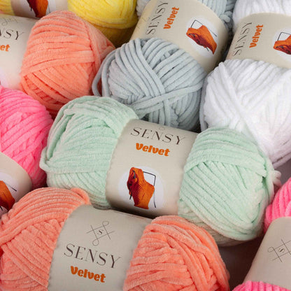 Sensy Velvet Pehmolanka 100g - Sametinpehmeä Neulontavillalanka