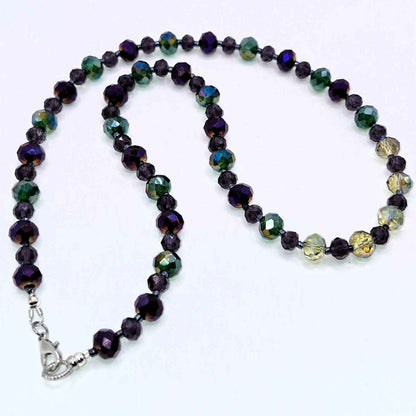 FASETTI Lasikaulakoru 51cm - Fasettihiottu Kristalli