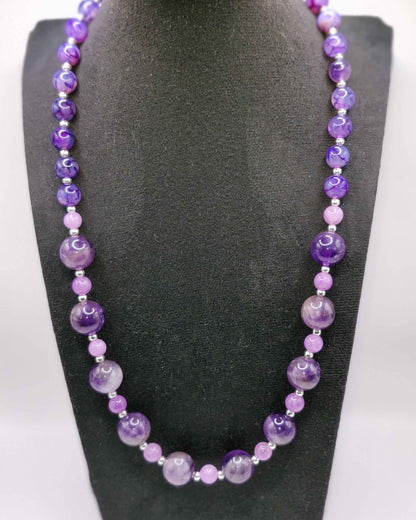 PURPPURA PITSI Kaulakoru - Akaatti 50cm