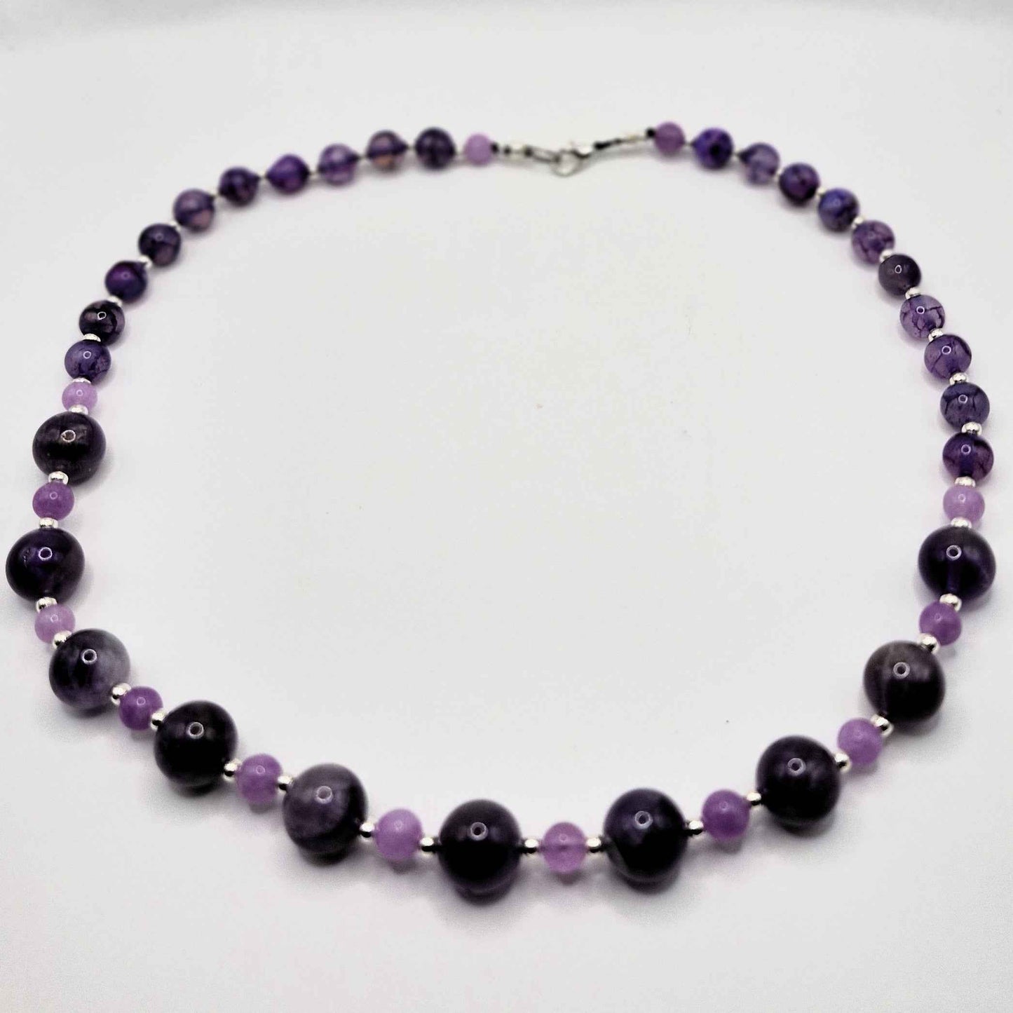 PURPPURA PITSI Kaulakoru - Akaatti 50cm