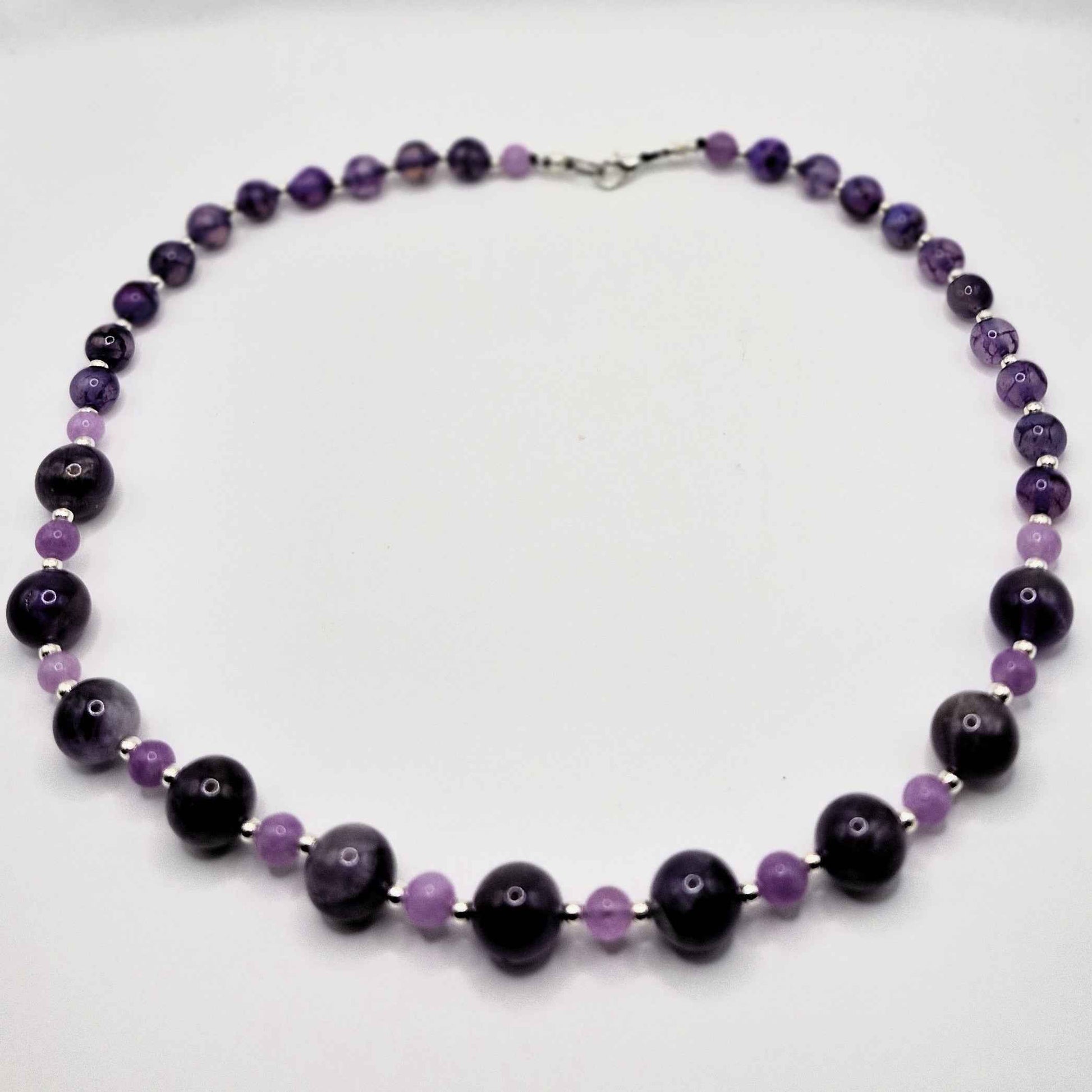 PURPPURA PITSI Kaulakoru - Akaatti 50cm