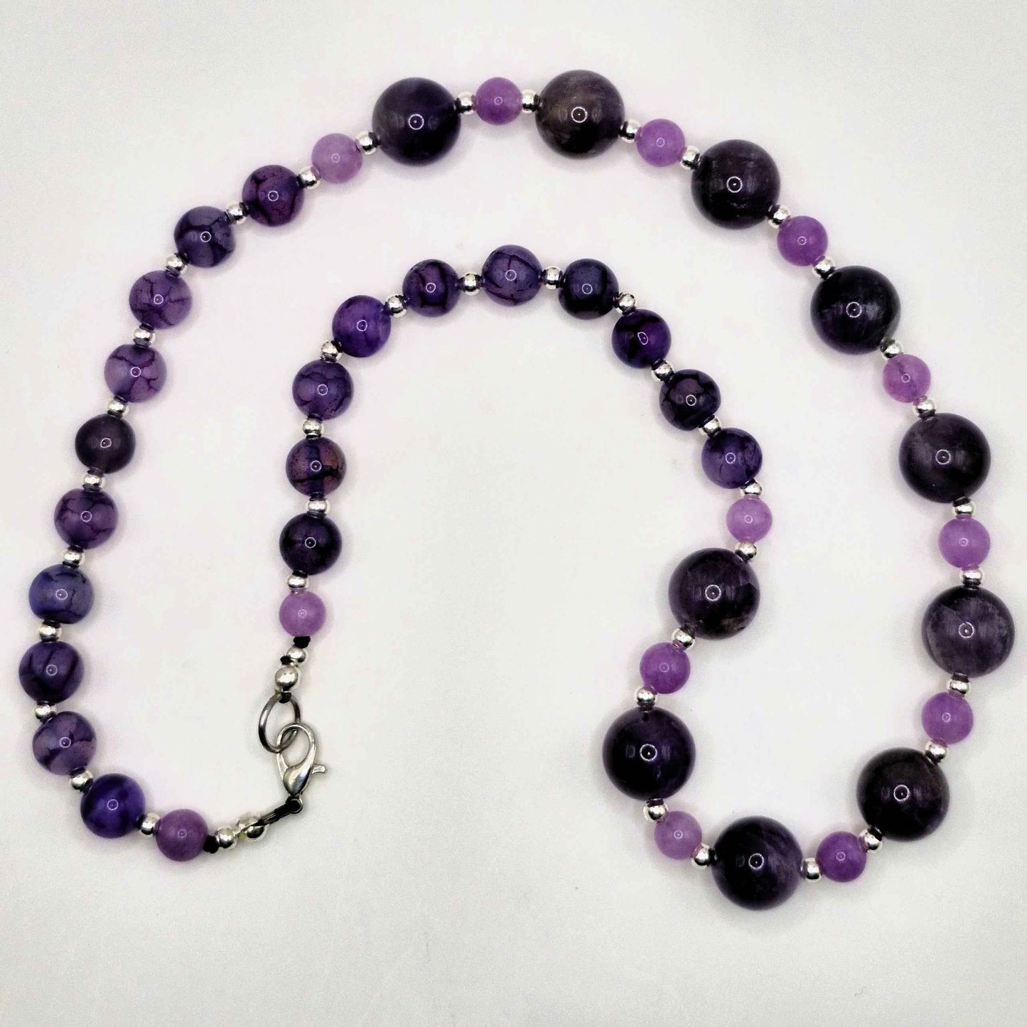 PURPPURA PITSI Kaulakoru - Akaatti 50cm
