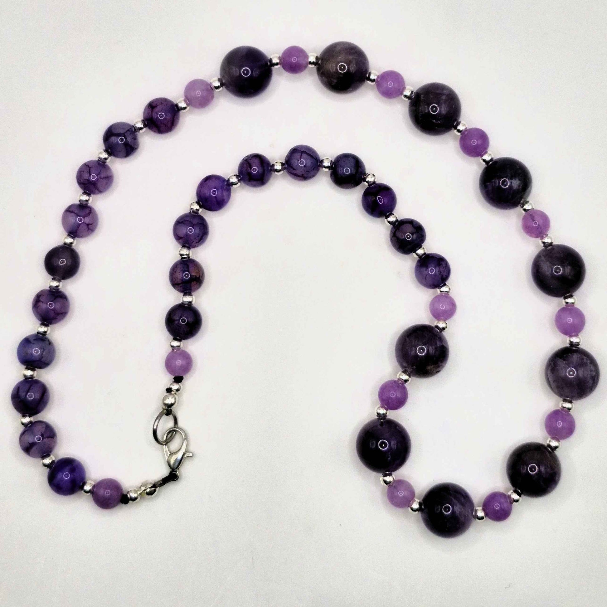 PURPPURA PITSI Kaulakoru - Akaatti 50cm