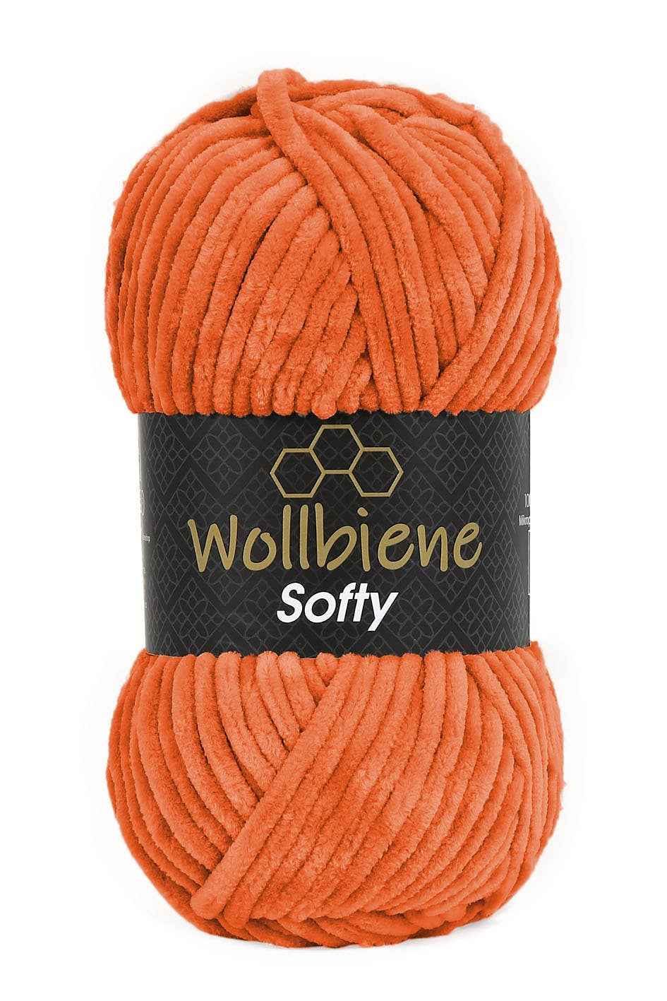 Wollbiene Softy Chenille Lanka 100g - Punainen-oranssi 48