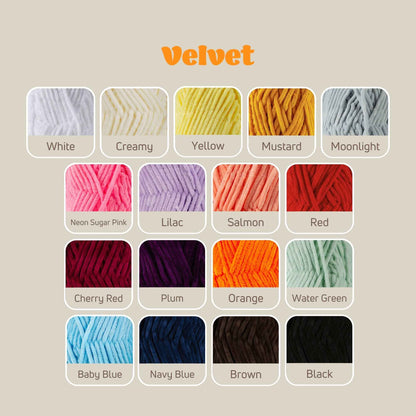 Sensy Velvet Pehmolanka 100g - Sametinpehmeä Neulontavillalanka