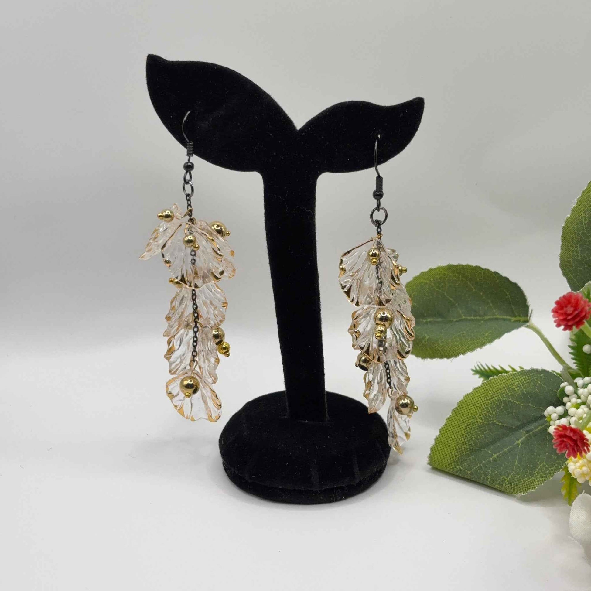 GOLDEN Korvakorut - Akryyli 9cm - RaskasHilkka.fi