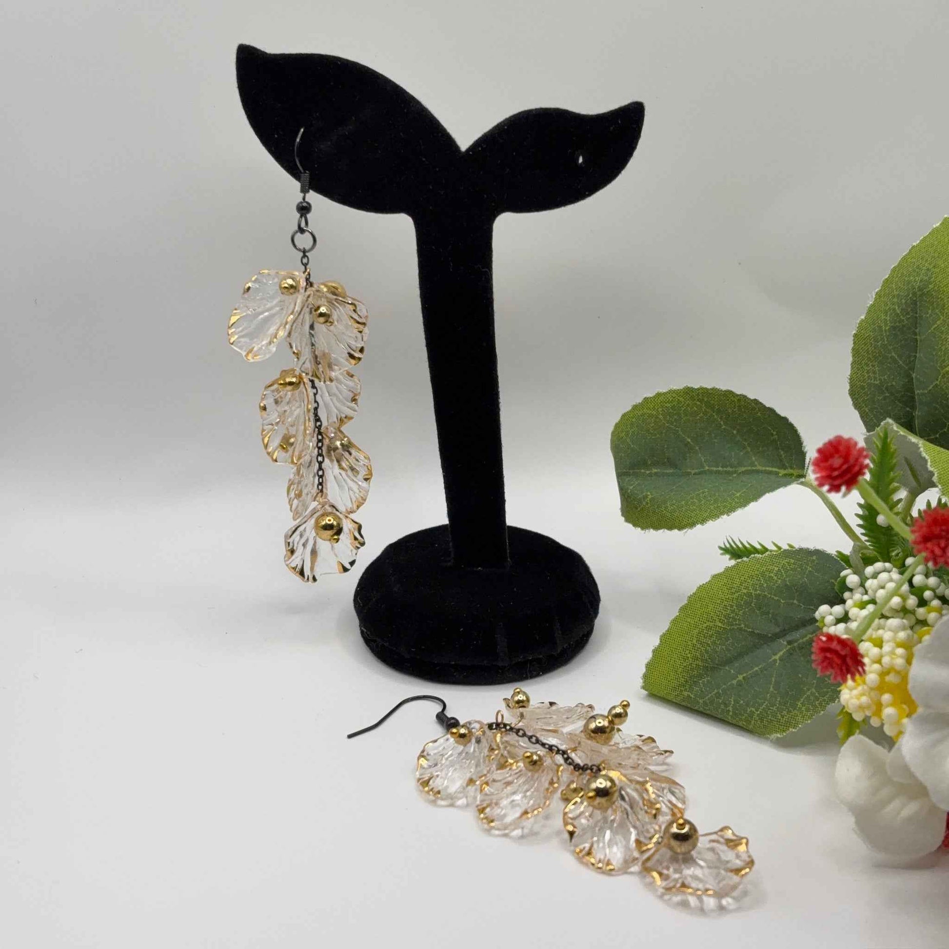 GOLDEN Korvakorut - Akryyli 9cm - RaskasHilkka.fi