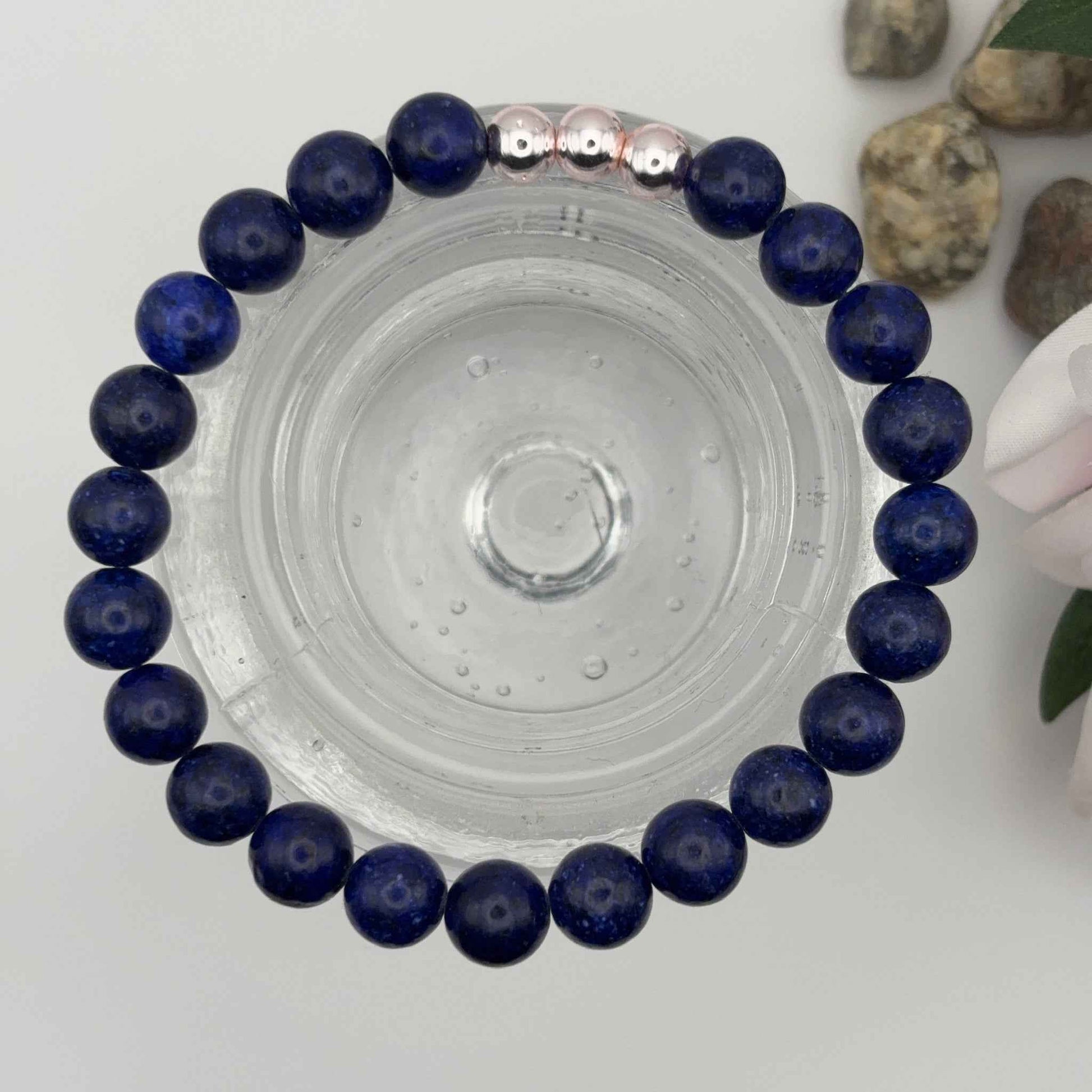 LAPIS LATZULI BLUE - rannekoru - RaskasHilkka.fi