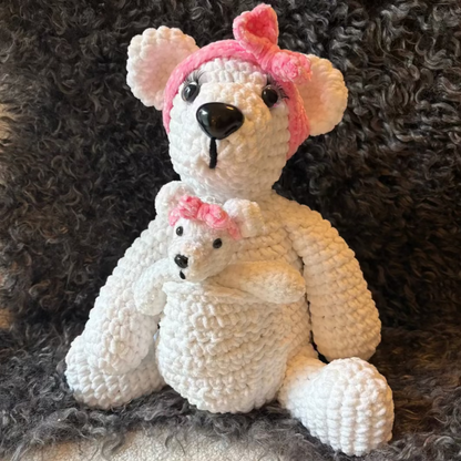 Nalle Hahmo Virkattu - Käsityöhahmo