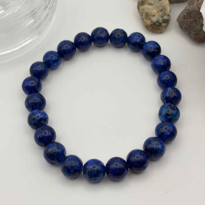 LAPIS LAZULI - Deep Blue viisauden rannekoru - RaskasHilkka.fi