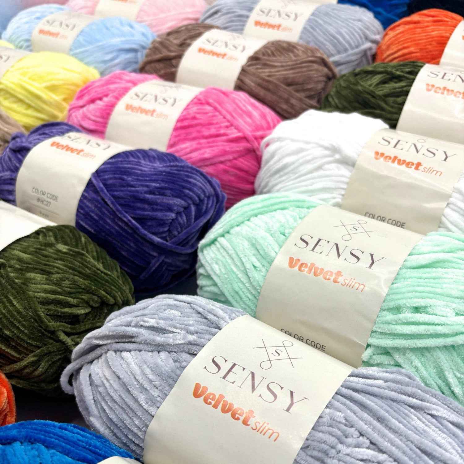 Sensy Velvet Slim pehmolanka 100g - premium samettilanka