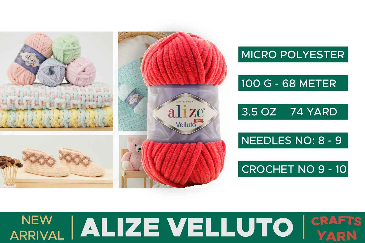 ALIZE Velluto 100g valkoinen 55 - Pehmeä Samettilanka